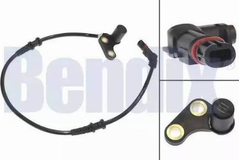 BENDIX 058258B - Датчик ABS, частота обертання колеса autocars.com.ua