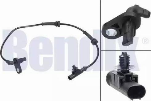 BENDIX 058264B - Датчик ABS, частота вращения колеса autodnr.net