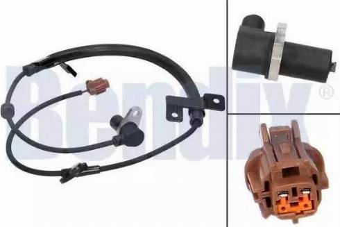 BENDIX 058270B - Датчик ABS, частота обертання колеса autocars.com.ua