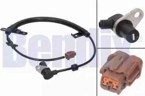 BENDIX 058272B - Датчик ABS, частота обертання колеса autocars.com.ua