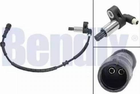 BENDIX 058281B - Датчик ABS, частота обертання колеса autocars.com.ua