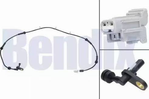 BENDIX 058449B - Датчик ABS, частота вращения колеса avtokuzovplus.com.ua