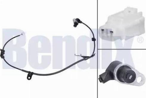 BENDIX 058459B - Датчик ABS, частота обертання колеса autocars.com.ua