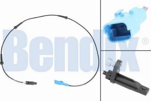 BENDIX 058563B - Датчик ABS, частота обертання колеса autocars.com.ua