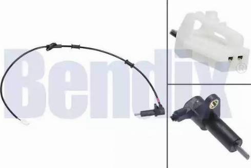 BENDIX 058606B - Датчик ABS, частота вращения колеса autodnr.net