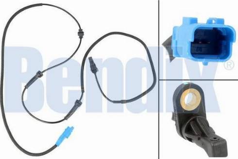 BENDIX 058703B - Датчик ABS, частота вращения колеса autodnr.net