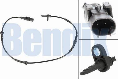 BENDIX 058707B - Датчик ABS, частота вращения колеса avtokuzovplus.com.ua