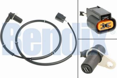 BENDIX 058747B - Датчик ABS, частота вращения колеса autodnr.net