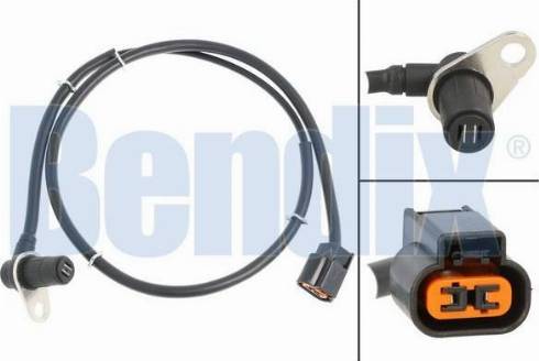 BENDIX 058748B - Датчик ABS, частота обертання колеса autocars.com.ua