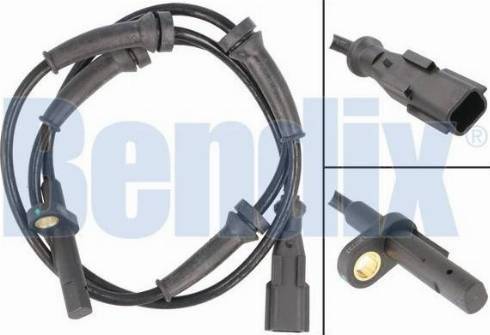 BENDIX 058807B - Датчик ABS, частота вращения колеса autodnr.net