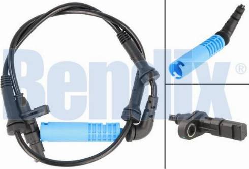 BENDIX 058851B - Датчик ABS, частота вращения колеса avtokuzovplus.com.ua