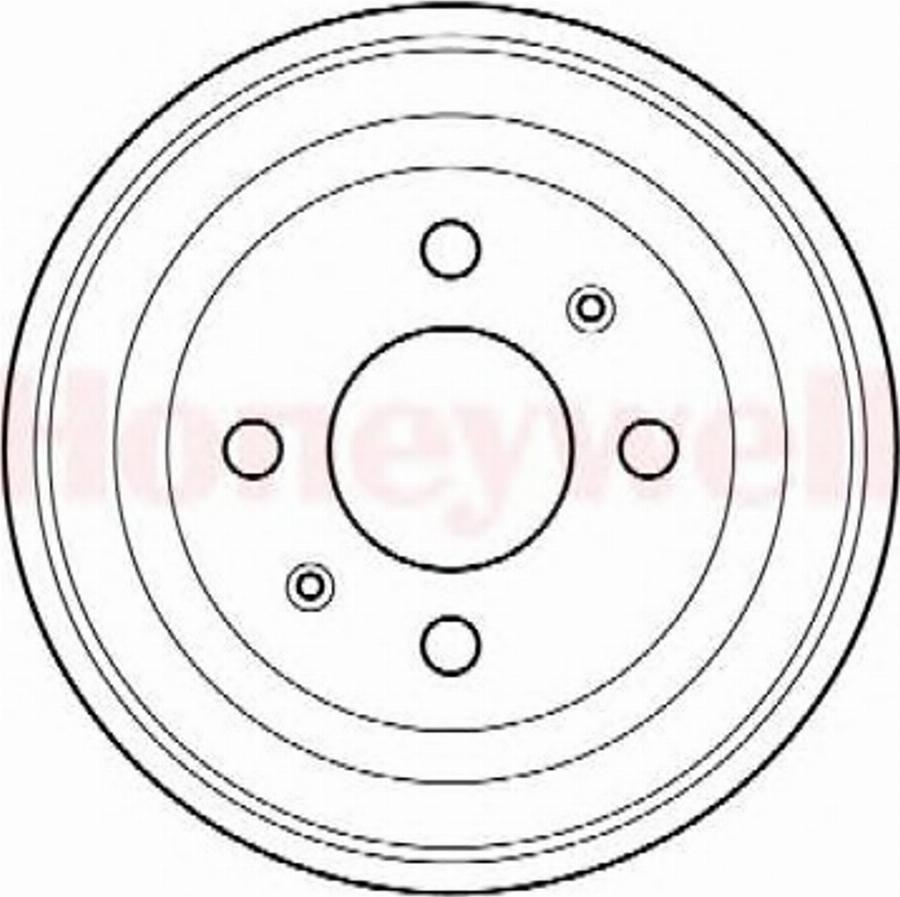 BENDIX 329000 B - Гальмівний барабан autocars.com.ua