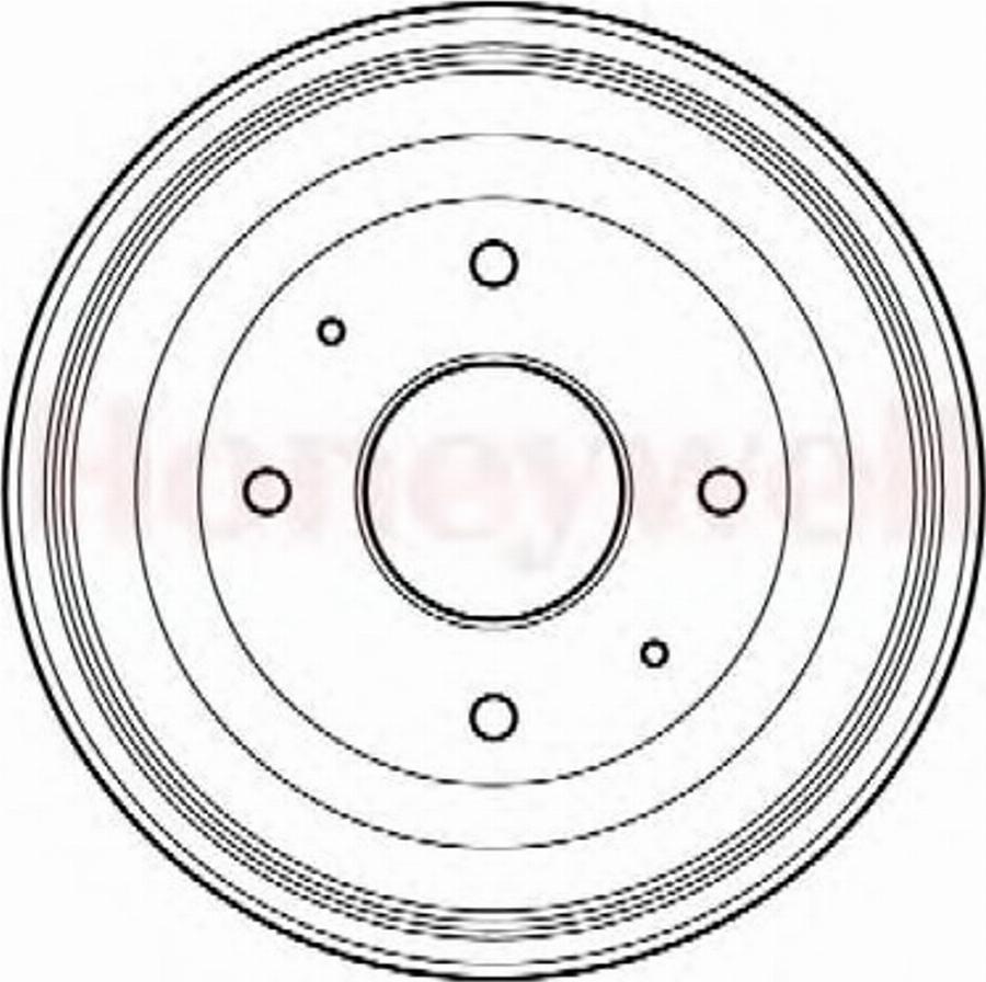 BENDIX 329005 B - Тормозной барабан avtokuzovplus.com.ua