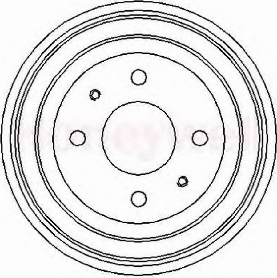 BENDIX 329016B - Гальмівний барабан autocars.com.ua