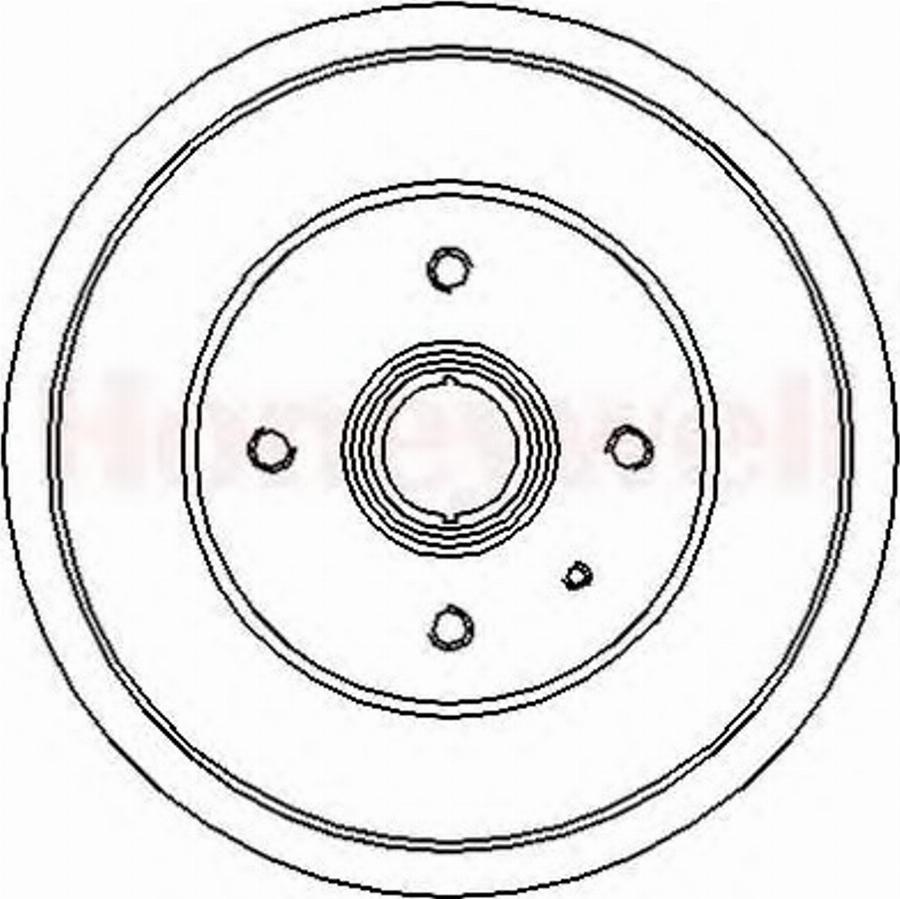 BENDIX 329023B - Тормозной барабан autodnr.net