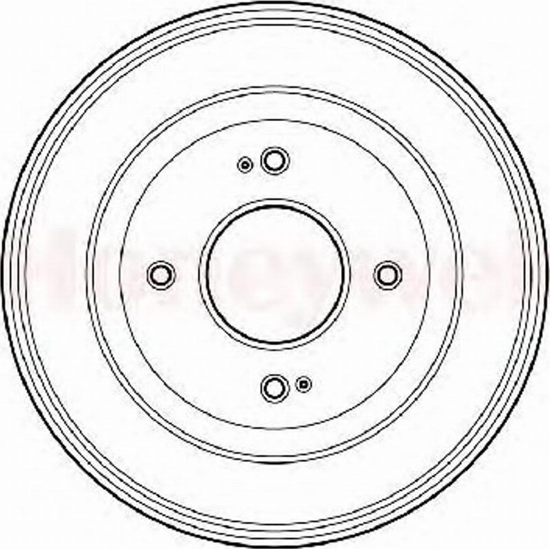 BENDIX 329061 B - Гальмівний барабан autocars.com.ua