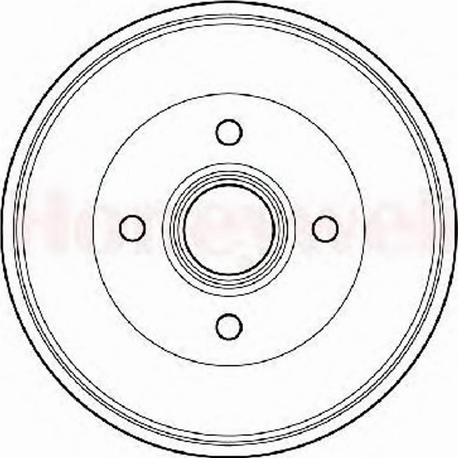 BENDIX 329110 B - Гальмівний барабан autocars.com.ua