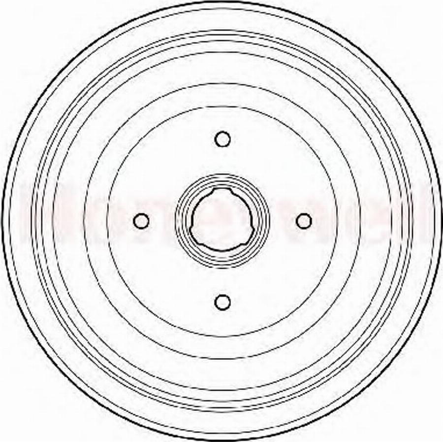 BENDIX 329133 B - Тормозной барабан avtokuzovplus.com.ua