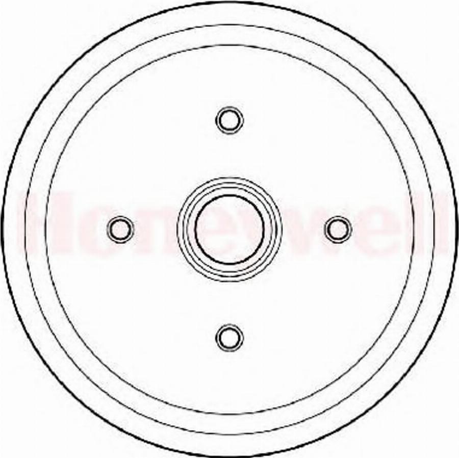 BENDIX 329184B - Гальмівний барабан autocars.com.ua