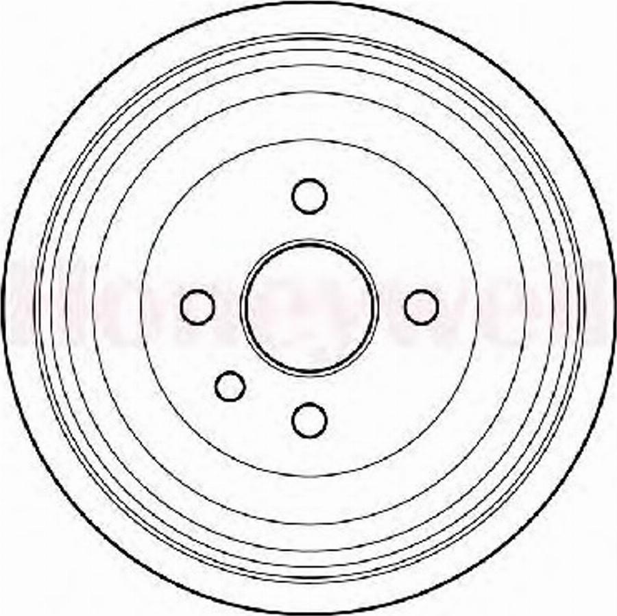 BENDIX 329202 B - Тормозной барабан avtokuzovplus.com.ua