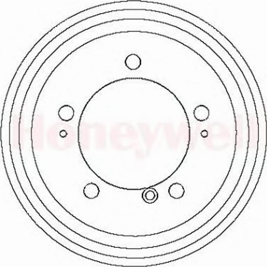 BENDIX 329244 B - Гальмівний барабан autocars.com.ua