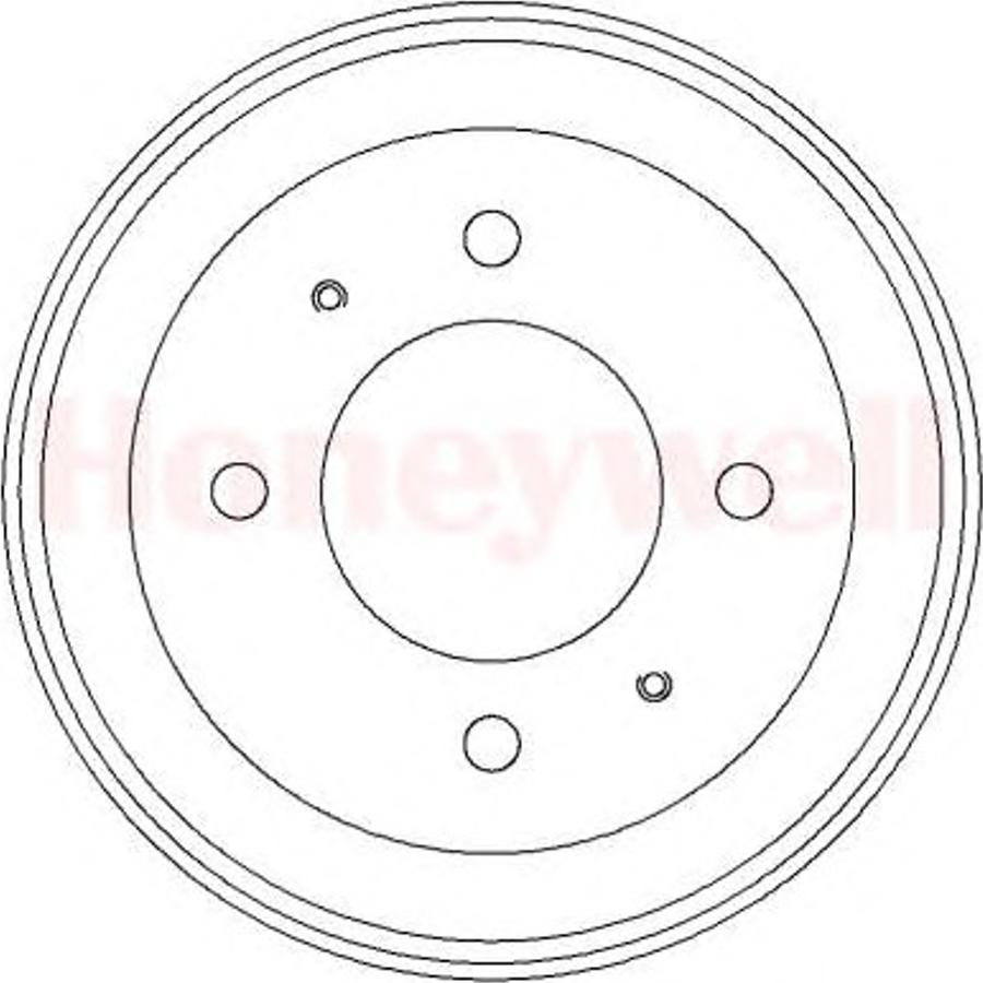 BENDIX 329319 B - Тормозной барабан avtokuzovplus.com.ua