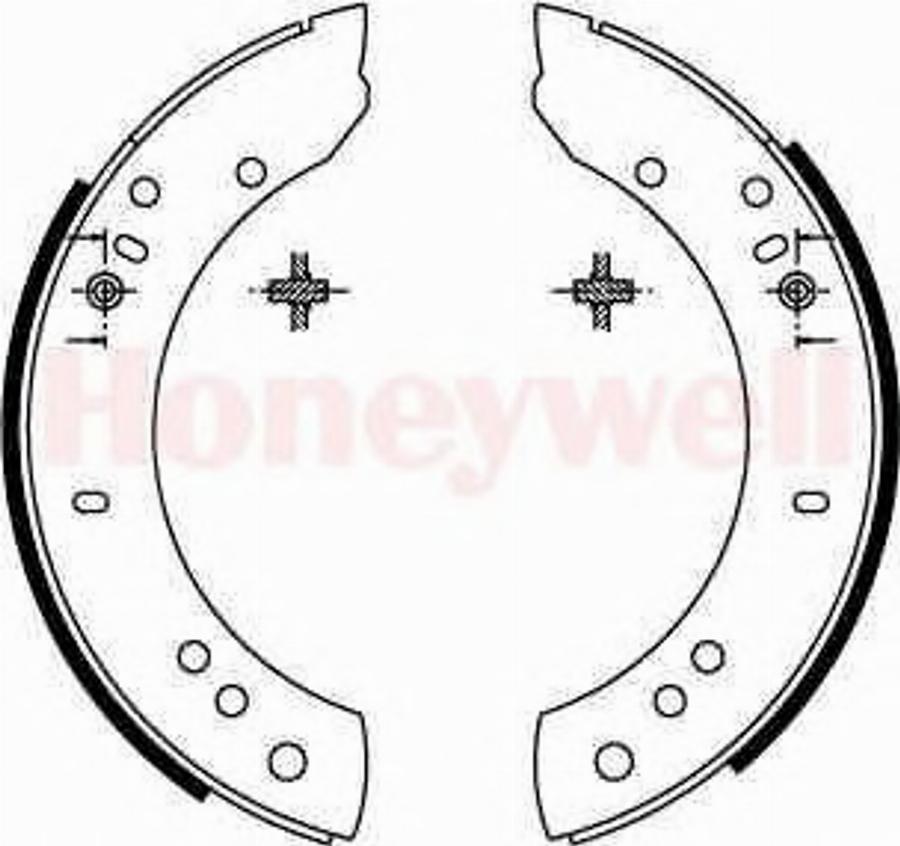 BENDIX 361350B - Комплект тормозных колодок, барабанные avtokuzovplus.com.ua