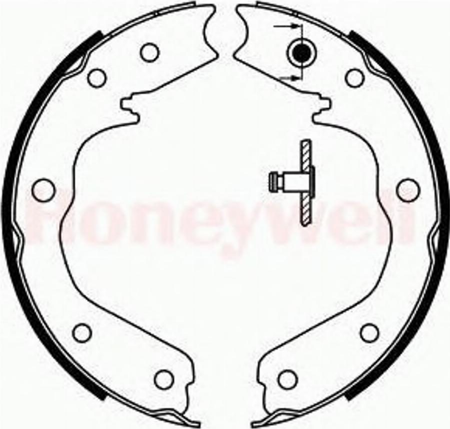 BENDIX 362437B - Комплект тормозов, ручник, парковка avtokuzovplus.com.ua