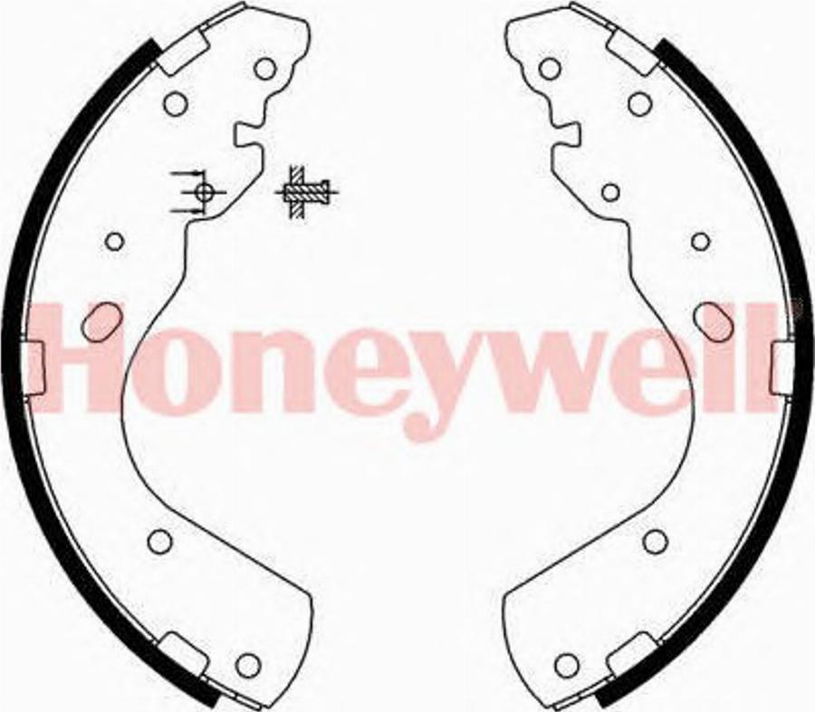 BENDIX 362469B - Комплект тормозных колодок, барабанные avtokuzovplus.com.ua