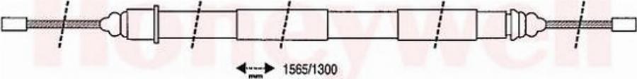 BENDIX 431239 B - Трос, гальмівна система autocars.com.ua