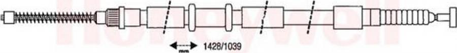 BENDIX 432652B - Трос, гальмівна система autocars.com.ua