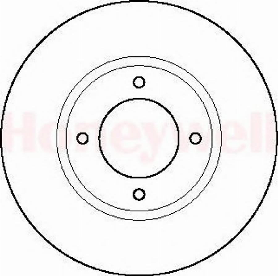 BENDIX 561003 B - Тормозной диск avtokuzovplus.com.ua