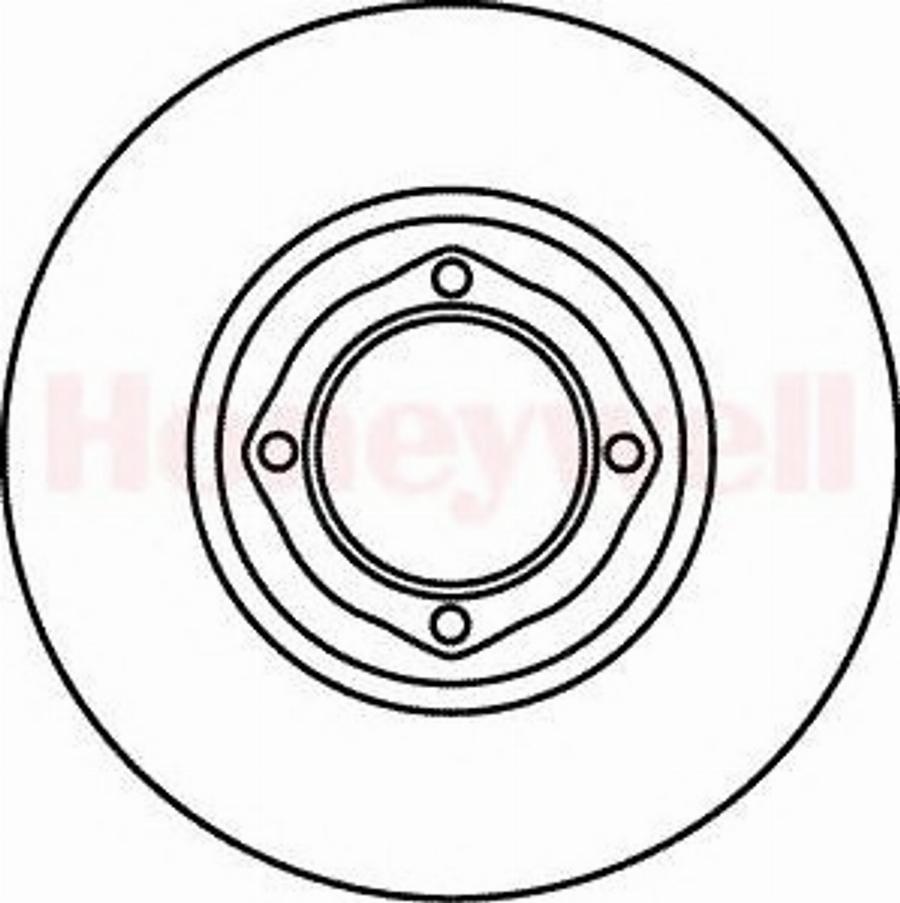 BENDIX 561020B - Гальмівний диск autocars.com.ua