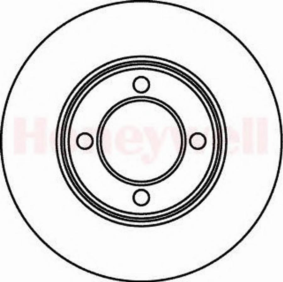 BENDIX 561026B - Тормозной диск avtokuzovplus.com.ua