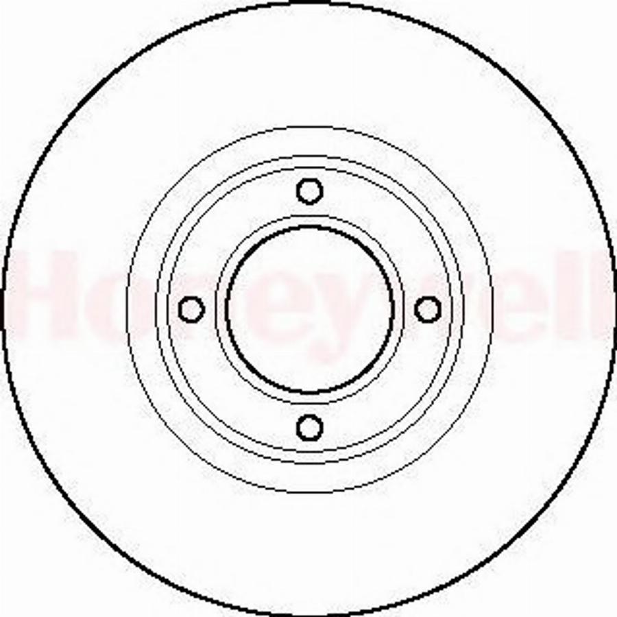 BENDIX 561038 B - Тормозной диск avtokuzovplus.com.ua