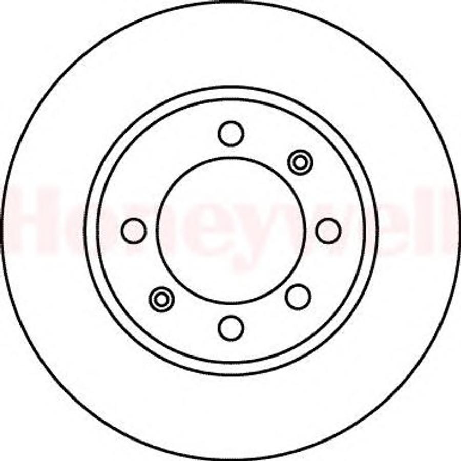 BENDIX 561055B - Гальмівний диск autocars.com.ua