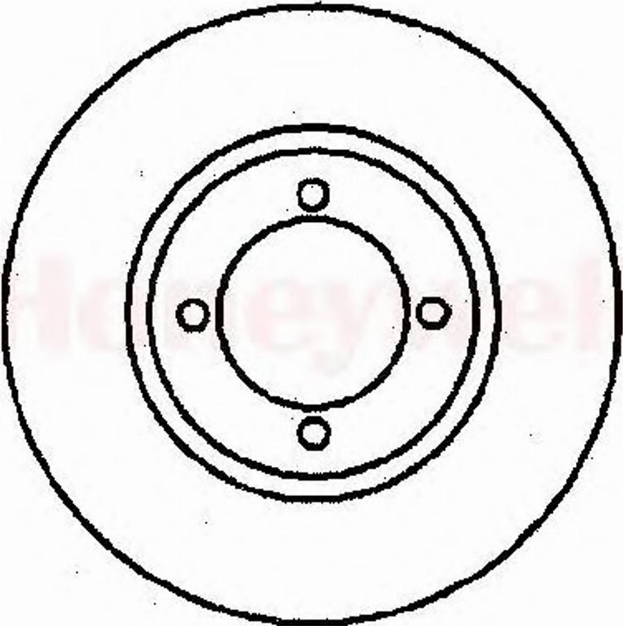 BENDIX 561097 B - Тормозной диск avtokuzovplus.com.ua