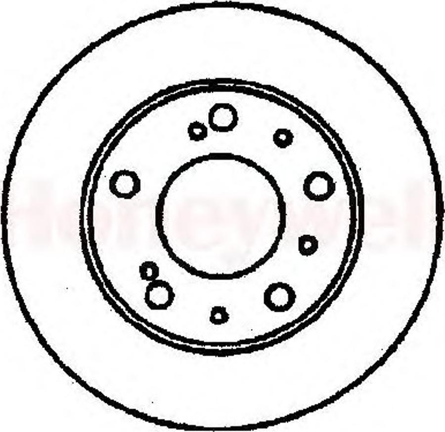 BENDIX 561117B - Тормозной диск autodnr.net