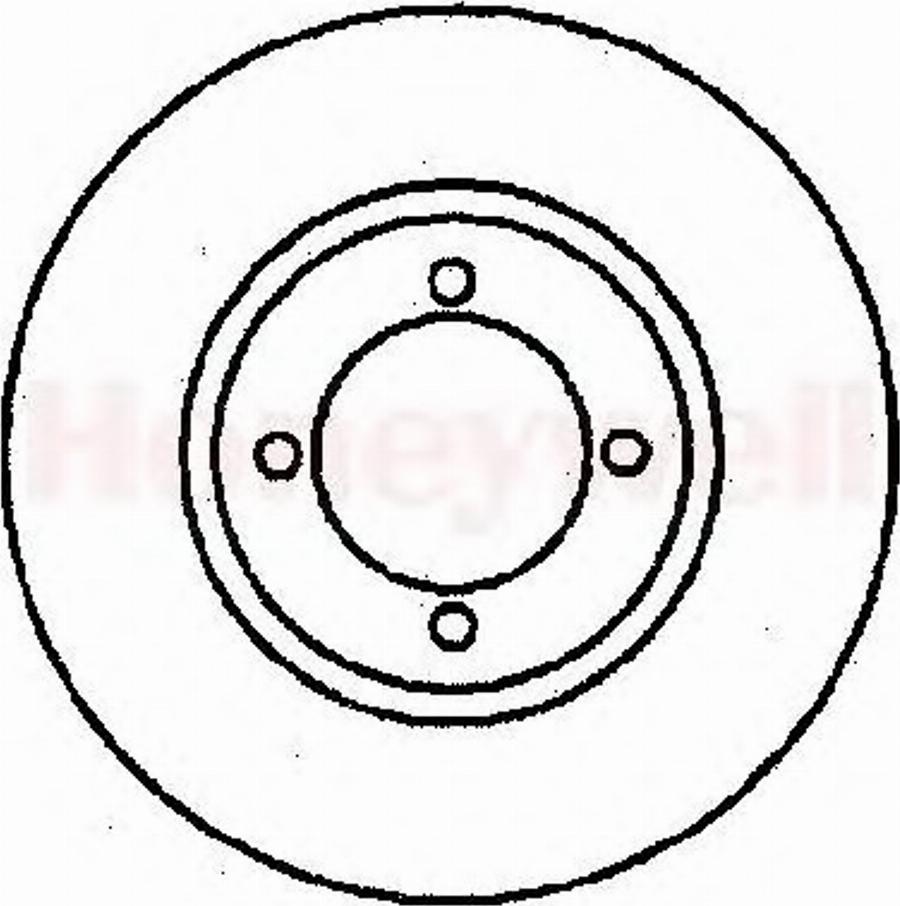 BENDIX 561124B - Тормозной диск avtokuzovplus.com.ua