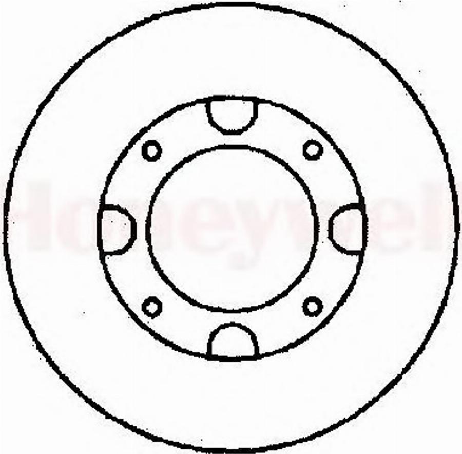 BENDIX 561125B - Тормозной диск autodnr.net