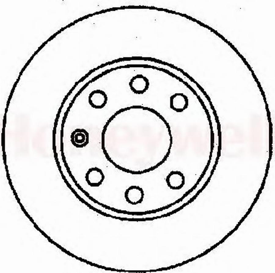 BENDIX 561142 B - Гальмівний диск autocars.com.ua