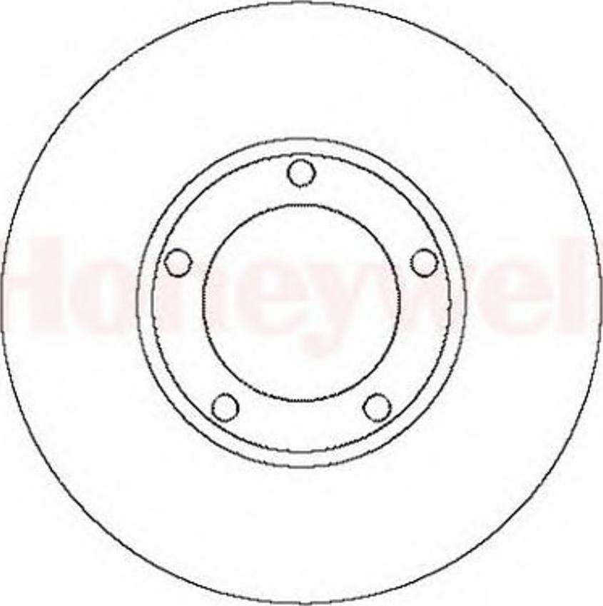 BENDIX 561206B - Гальмівний диск autocars.com.ua