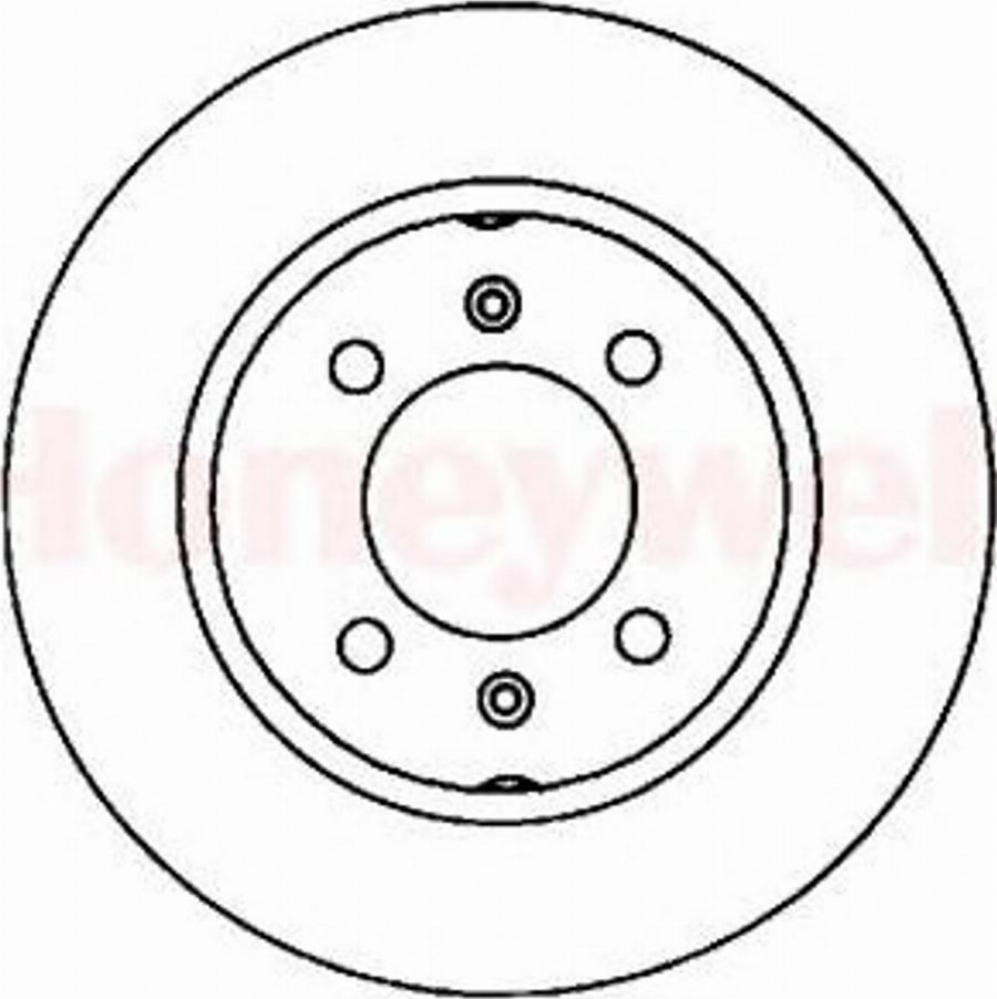 BENDIX 561256 B - Гальмівний диск autocars.com.ua