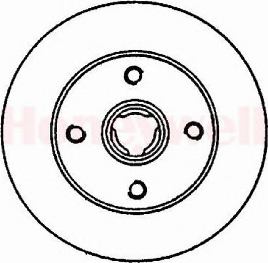 BENDIX 561274B - Гальмівний диск autocars.com.ua