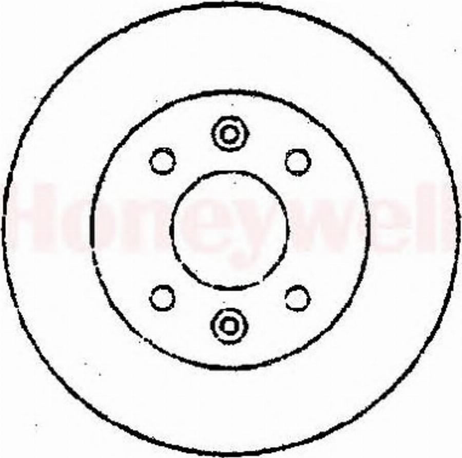 BENDIX 561346 B - Тормозной диск avtokuzovplus.com.ua