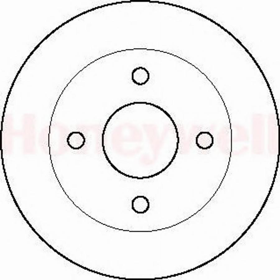 BENDIX 561355B - Гальмівний диск autocars.com.ua