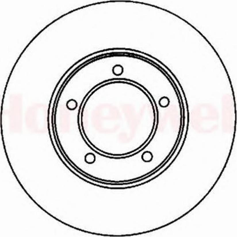 BENDIX 561368 B - Тормозной диск avtokuzovplus.com.ua