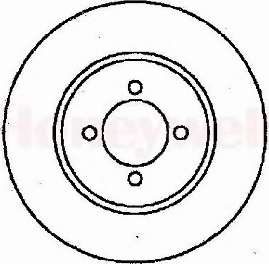 BENDIX 561374B - Гальмівний диск autocars.com.ua