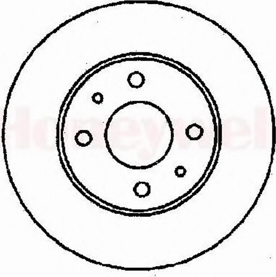 BENDIX 561380 B - Гальмівний диск autocars.com.ua