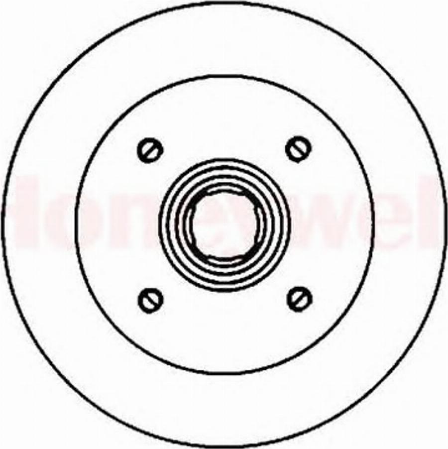 BENDIX 561399B - Тормозной диск autodnr.net